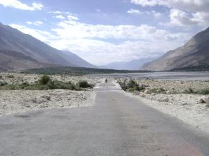road through Staksha village, Nubra valley