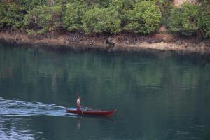 boatman in Batam, Indonesia